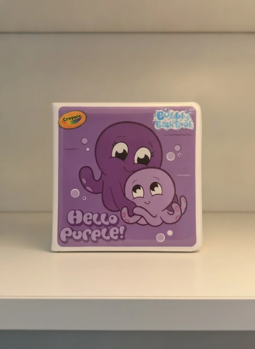 Crayola Bubbly Bath Books Set of 4 New